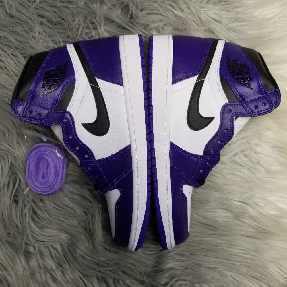Nike Air Jordan 1 Retro High - Court Purple/White